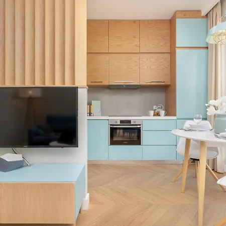Bright Blue Apartment With Balcony, Parking And Air Conditioning In Warsaw By Noclegi Renters Zewnętrze zdjęcie